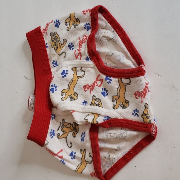 Hanes Accessories Hanes Lion King Simba Vintage Early 99s Underwear